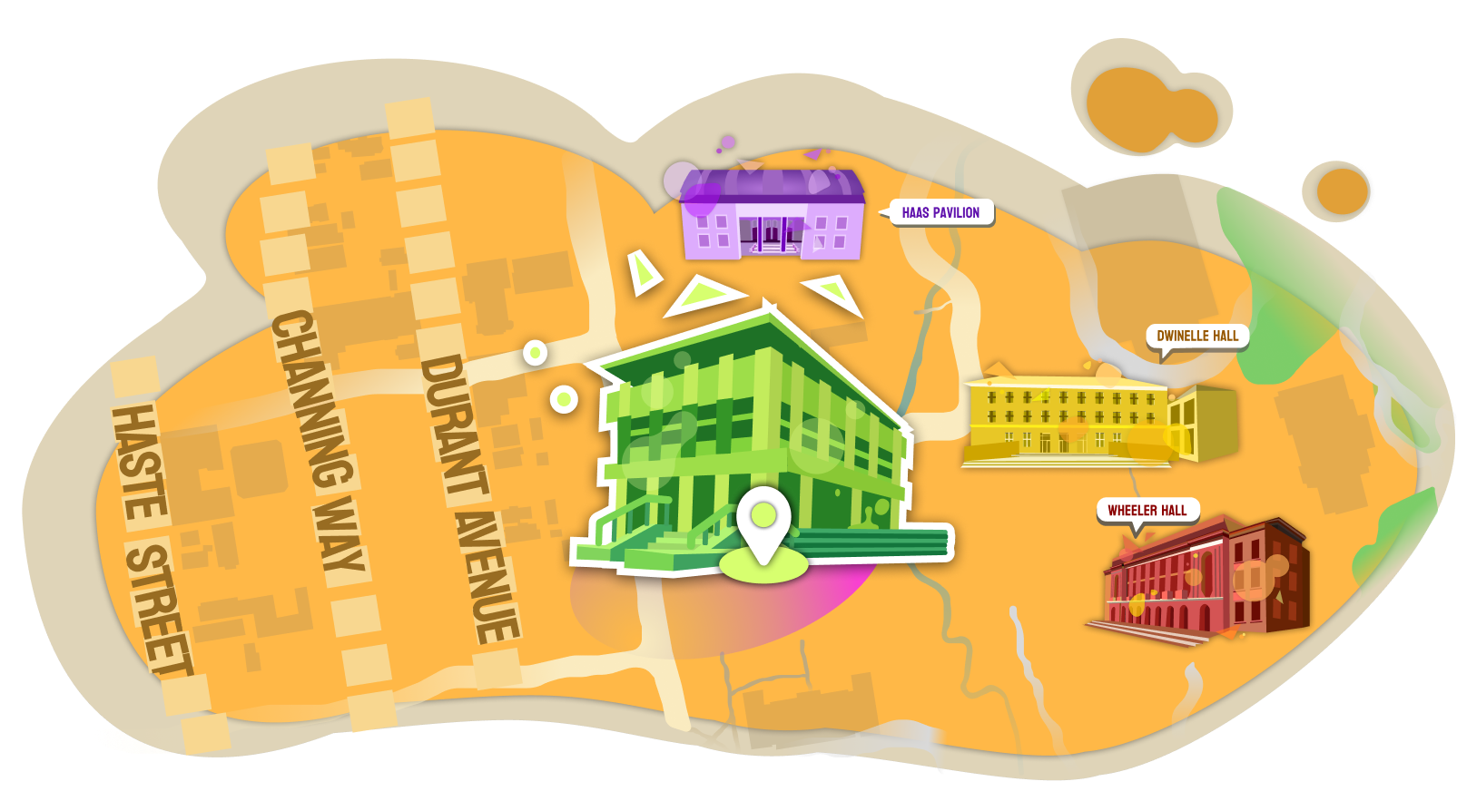 UC Berkeley map